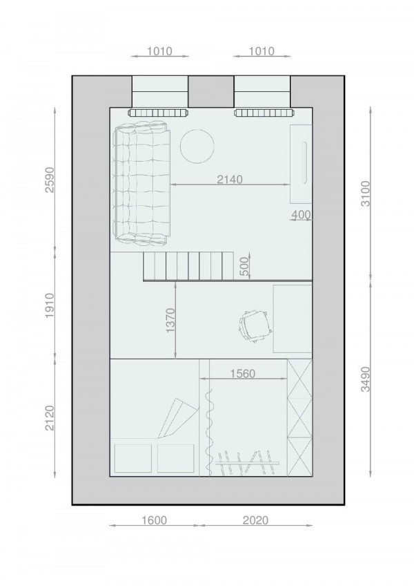 Ciemny designerski apartament 