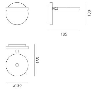 Artemide Demetra Faretto wymiary