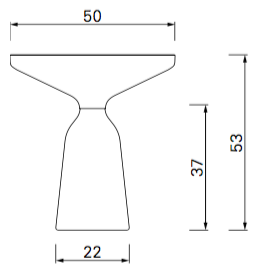 ClassiCon Bell Table Side Table wymiary