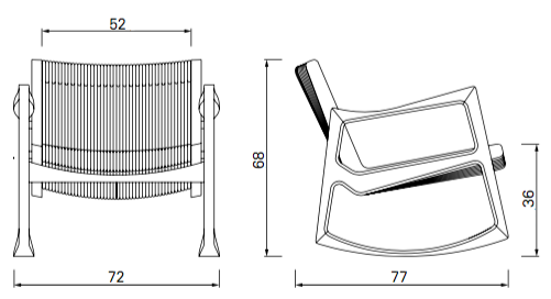 ClassiCon Euvira fotel bujany wymiary