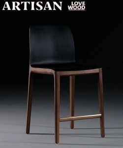 Invito Hoker drewniane krzesło barowe Artisan