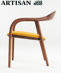 Neva Easy Soft krzesło z tapicerowanym siedziskiem Artisan