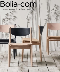 Apelle krzesło o tradycyjnym skandynawskim wzornictwie Bolia