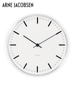 City Hall skandynawski zegar ścienny Arne Jacobsen