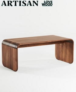 Eny stolik kawowy z litego drewna Artisan | Design Spichlerz