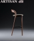 Neva Light Hoker krzesło barowe z drewnianym siedziskiem | Artisan