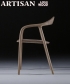 Neva designerskie krzesło z drewnianym siedziskiem | Artisan | Design Spichlerz