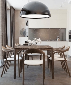 Neva designerski stół z litego drewna Artisan | Design Spichlerz