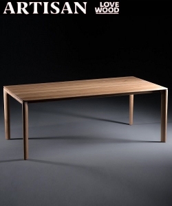 Neva designerski stół z litego drewna Artisan | Design Spichlerz