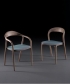 Neva Light Soft designerskie krzesło drewniane z tapicerowanym siedziskiem | Artisan | Design Spichlerz