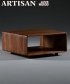 Invito Cube designerski z litego drewna stolik kawowy  Artisan