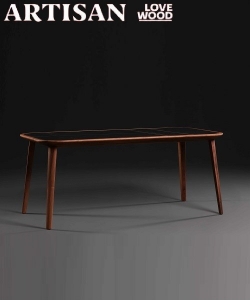Kalota Ceramic designerski drewniany stół Artisan | Design Spichlerz