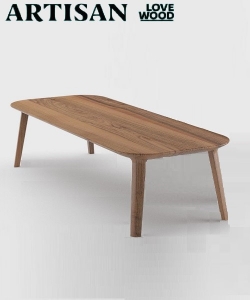 Kalota stolik kawowy z litego drewna Artisan | Design Spichlerz