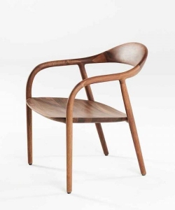 Neva Easy designerskie krzesło z drewnianym siedziskiem | Artisan | Design Spichlerz