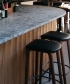 Neva Hoker designerski stołek barowy z tapicerowanym siedziskiem |Artisan|Design Spichlerz