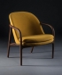 Neva Lounge designerski drewniany fotel ze skórzanym siedziskiem i oparciem | Artisan | Design Spichlerz