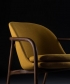 Neva Lounge designerski drewniany fotel ze skórzanym siedziskiem i oparciem | Artisan | Design Spichlerz