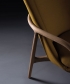 Neva sofa high designerska drewniana tapicerowana sofa | Artisan | Design Spichlerz