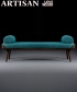 Thor Soft designerska drewniana ławka z tapicerowanym siedziskiem | Artisan | Design Spichlerz