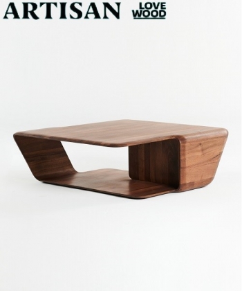 Mars stolik kawowy z litego drewna Artisan | Design Spichlerz