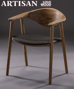 Naru krzesło z tapicerowanym siedziskiem Artisan