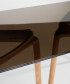 Pascal designerski stół ze szklanym laminowanym blatem Artisan | Design Spichlerz