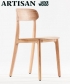 Tanka drewniane krzesło Artisan