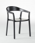 Tara designerskie krzesło z drewnianym siedziskiem | Artisan