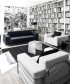 Silver sofa Softline design Stine Engelbrechtsen | Design Spichlerz