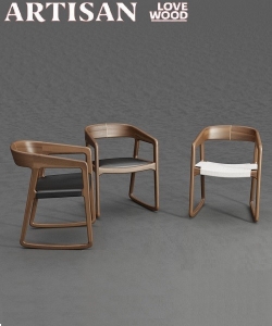 Tesa Soft krzesło tapicerowane bujane Artisan 