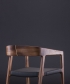 Tesa Skóra krzesło bujane, designerskie krzesło drewniane ze skórzanym siedziskiem | Artisan | Design Spichlerz