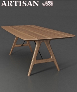 Tesa stół z litego drewna Artisan