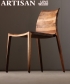 Torsio designerskie krzesło z litego drewna | Artisan