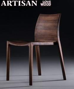 Torsio designerskie krzesło z litego drewna | Artisan | Design Spichlerz