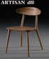 Wu drewniane krzesło Artisan