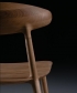 Wu designerskie krzesło z drewnianym siedziskiem | Artisan