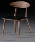 Wu Soft designerskie krzesło drewniane z tapicerowanym lub skórzanym siedziskiem | Artisan | Design Spichlerz