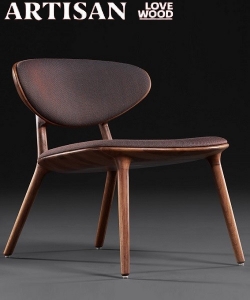 Wu Lounge Soft 2 tapicerowany fotel Artisan | Design Spichlerz 