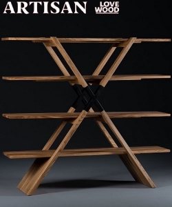 X-Shelf drewniany regał Artisan