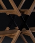 X-Shelf regał z litego drewna | Artisan