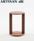 Boaz stolik kawowy z litego drewna Artisan | Design Spichlerz