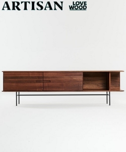 Leno drewniana komoda Artisan | Design Spichlerz 