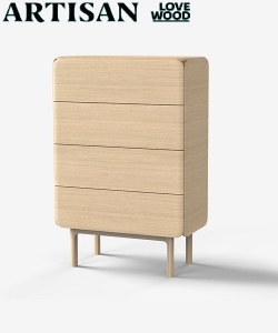 Cloud komoda z szufladami z litego drewna Artisan | Design Spichlerz