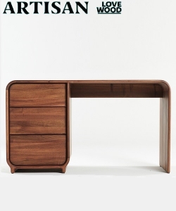 Eny biurko z litego drewna Artisan | Design Spichlerz