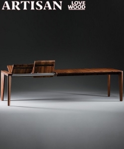 Hanny designerski drewniany stół rozkładany | Artisan | Design Spichlerz