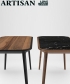 Kalota designerski drewniany stół Artisan | Design Spichlerz