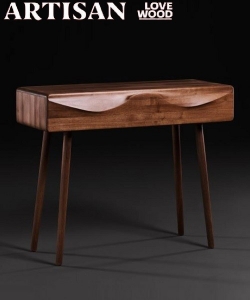 Lasta designerska konsola z litego drewna Artisan | Design Spichlerz
