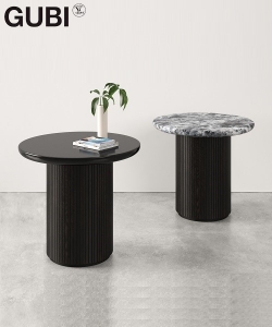 Moon Lounge Table fornir skandynawski stolik boczny Gubi