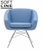 Aiko Lounge skandynawski fotel Softline