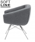 Aiko designerski fotel Softline | Design Spichlerz